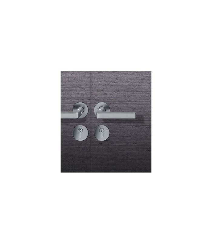 Drückergarnitur 72 1004 Rosette rund ,PZ,8,DL,h-bronze,TS45-54
