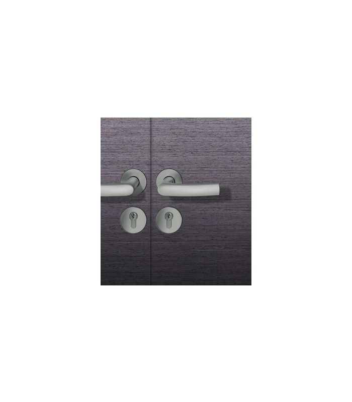 Drückergarnitur 72 1015 Rosette rund ,PZ,8,DL,F1,TS45-54