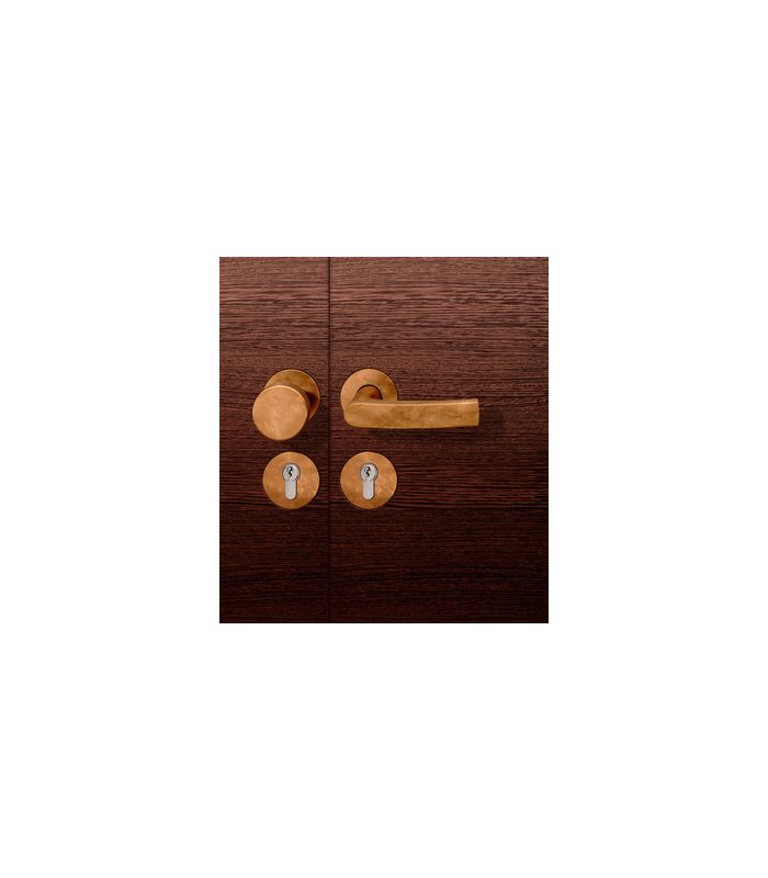 Wechselgarnitur 72 1015 Rosette rund ,PZ,8,DL,h-bronze,TS45-54