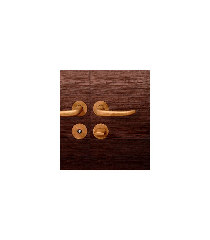 Drückergarnitur 72 1023 Rosette rund ,WC/SS,8(8),DL,h-bronze,TS45-54