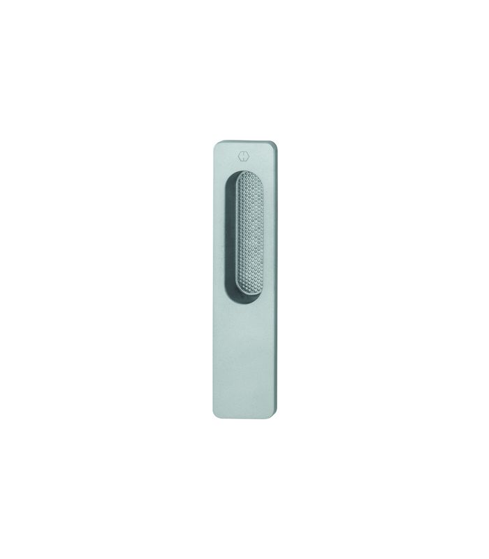 HOPPE Muschelgriff 420,150x34, flach, stahlfarbig eloxiert