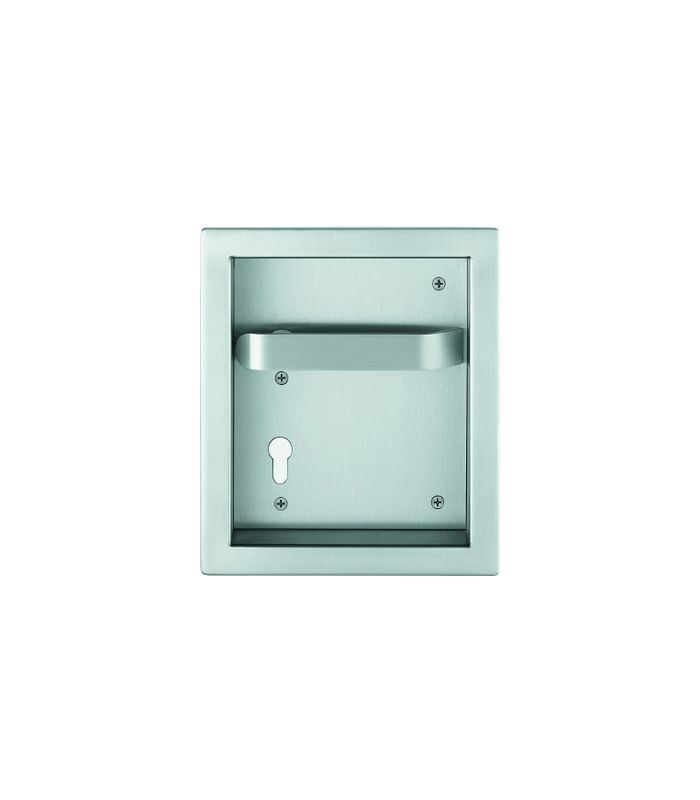 Turnhallenbeschlag 77 7948 235x202,für Rosette,PZ92,DR,9mm,ER