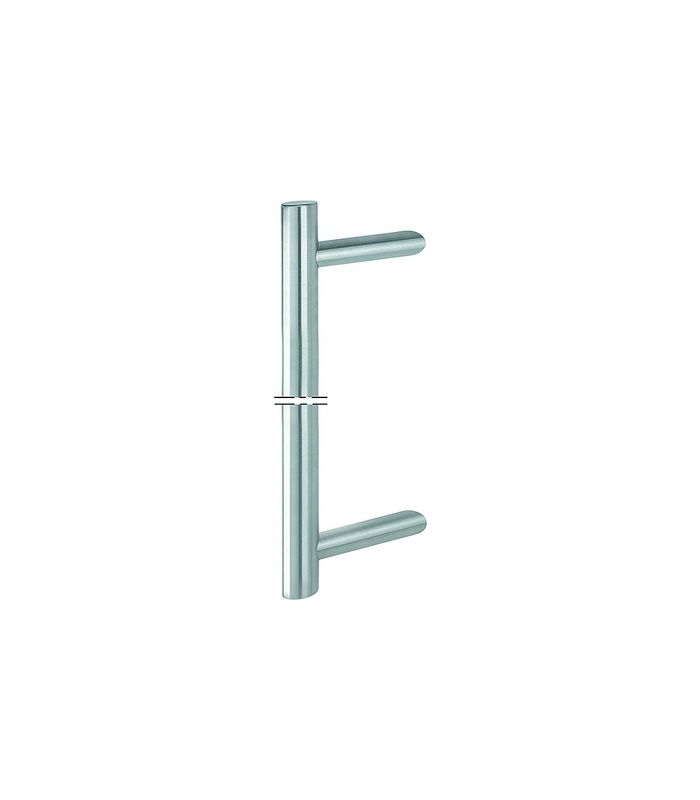 HOPPE Stoßgriff E5062 XL, BA 1.571- BA 2.570mm, Breite 109mm, L 1.601-2.600, Durchmesser 35mm, verdeckt verschraubt, edelstahl matt
