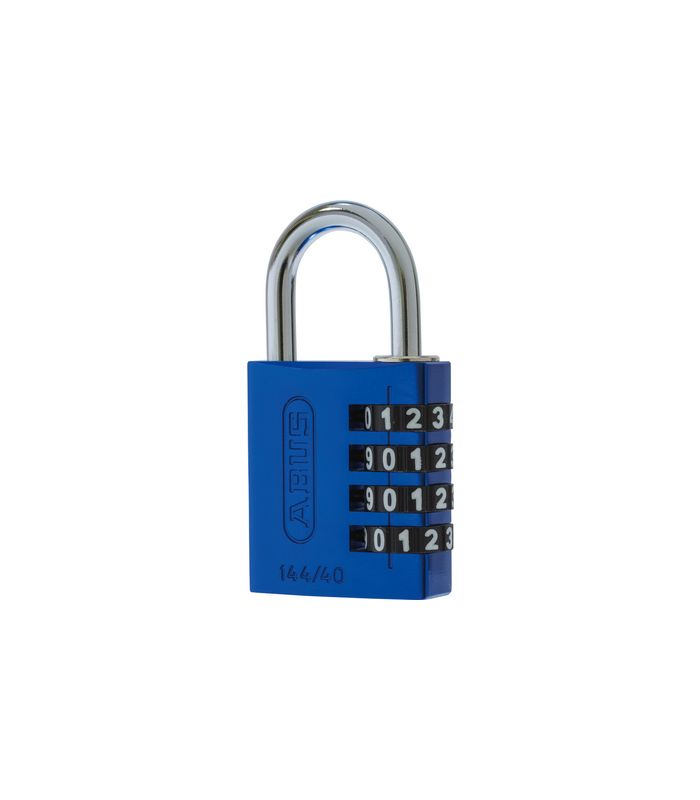 AV - Zahlen-Vorhangschloss 144/40 B/DFNLI, Aluminium, blau