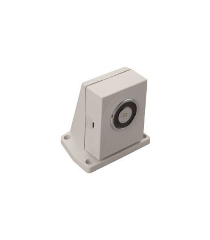 Türhaftmagnet mit verdeckt.Anschluss klemme rund THM 413/DC, weiß