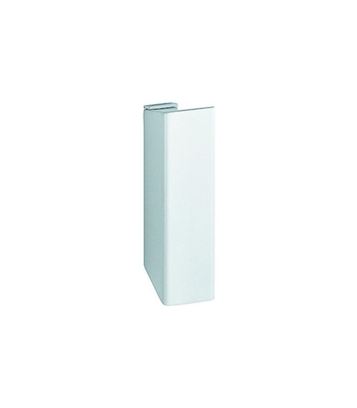 Fenstertür-Ziehgriff, ohne Steg, 78mm, 535, Aluminium, verkehrsweiß beschichtet