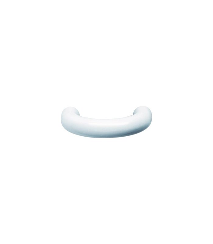 Möbel- Rundbogengriff, 548RD50, Durchmesser 10x 40mm, Höhe 30mm, reinweiß, durchgefärbt