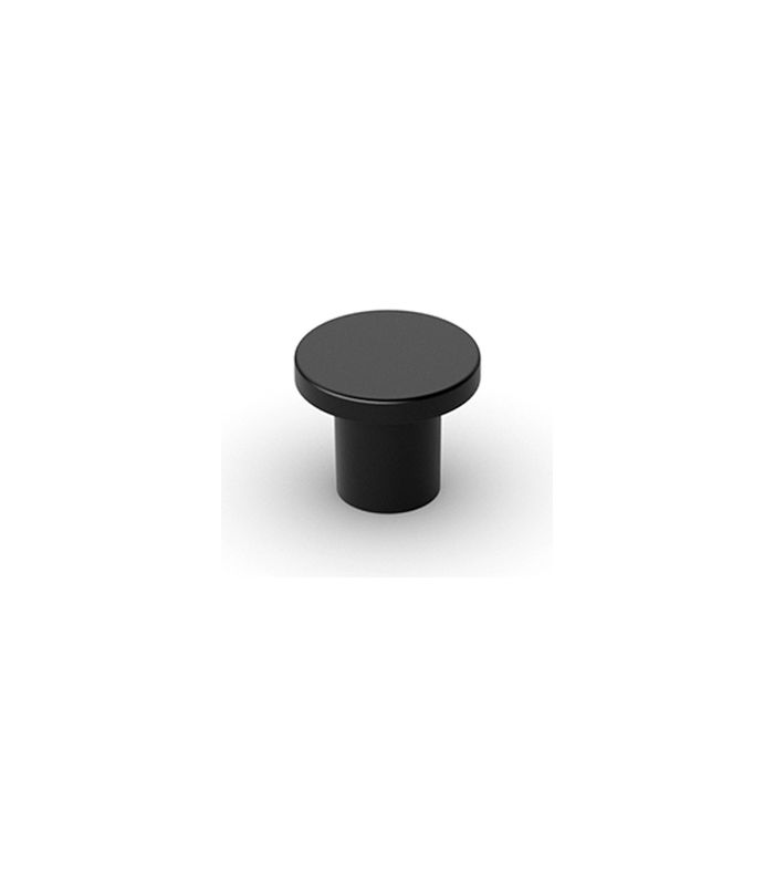 Möbel- Knopf, Tonala, 9266561, Durchmesser 24mm, Höhe 21mm, Zink, schwarz matt