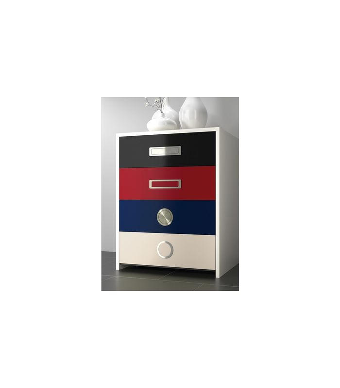MB-Muschelgriff,abger., B 46 x L 181mm Touch-in 9086692,zum Einlassen,verchromt