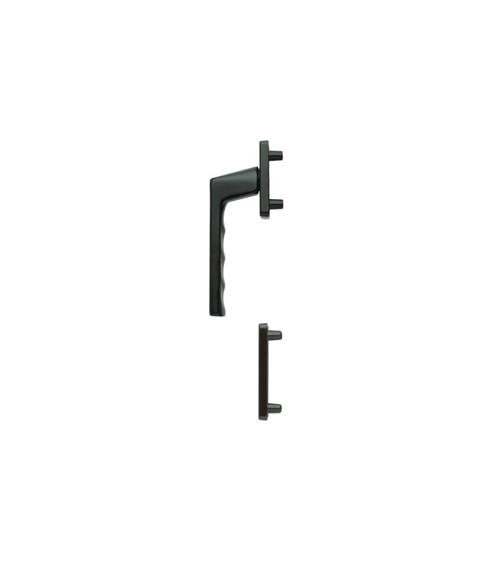 Fenstertür- Halbgarnitur, Profilzylinder gelocht, Toulon 0737FA-1/51N/51NS, Nockendurchmesser 10, Aluminium dunkelbraun seidenglänzend