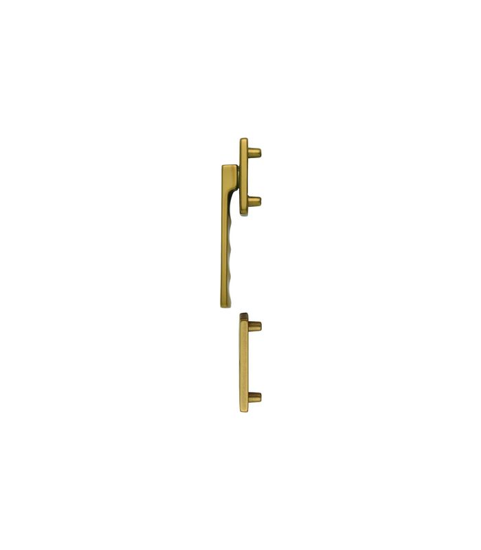 Fenstertür- Halbgarnitur, Profilzylinder gelocht, Toulon 0737KH/51N/51NS, Nockendurchmesser 10, Aluminium bronzefarbig