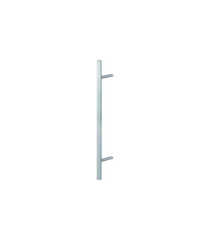 HOPPE Stoßgriff E5092, BA 700mm, Breite 119mm, L 1.000mm, Durchmesser 40x23mm, verdeckt verschraubt, edelstahl matt