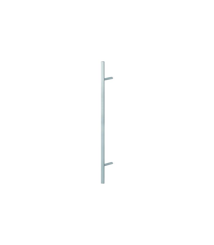 HOPPE Stoßgriff E5092, BA 1.000mm, Breite 119mm, L 1.400mm, Durchmesser 40x23mm, verdeckt verschraubt, edelstahl matt