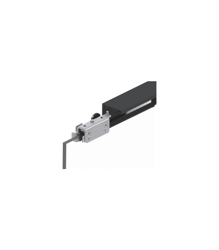HELM Schiebetürbeschlag GT-L 50, schwarz matt, 2500mm, Wandmontage