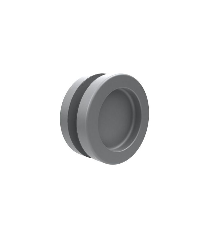 KWS Muschelgriffpaar 5252, schwarz matt, Ø65, für Glas-u.Holztüren