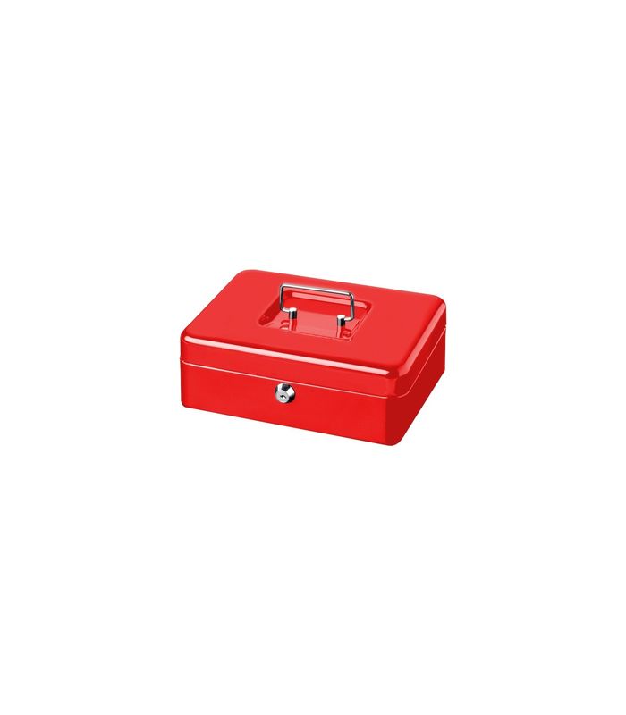 Geldkassette,MONEY 5025 red mit Hartgeldeinsatz,rot