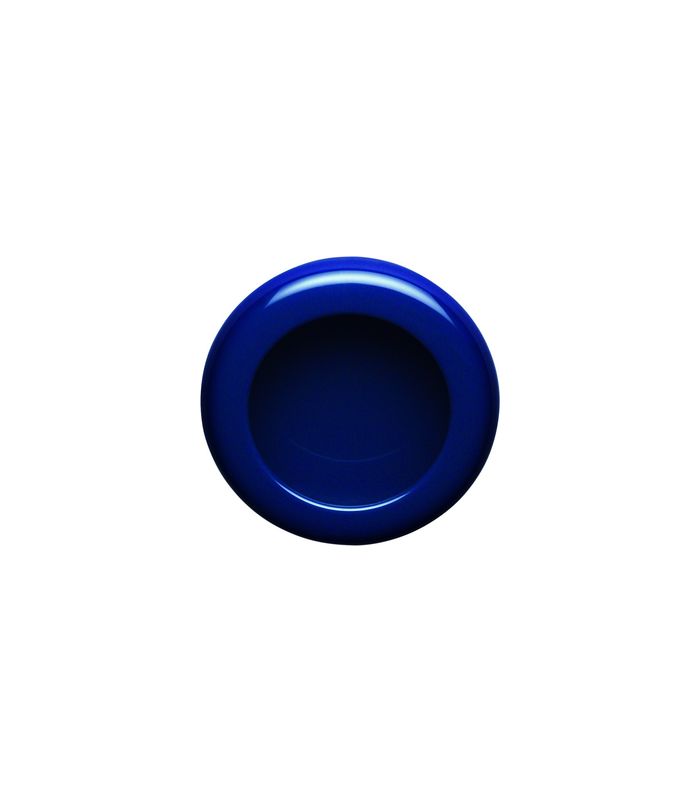 Möbel- Muschelgriff, 538.75ML, Durchmesser 75mm, Höhe 21mm, rund, stahlblau