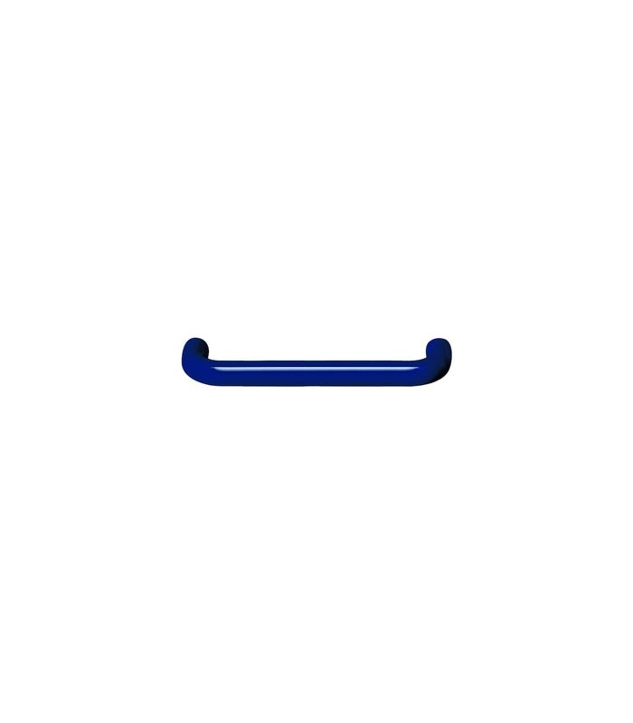 Möbel- Bügelgriff, 548.13.128, Durchmesser 13x 128mm, Höhe 38mm, stahlblau, durchgefärbt