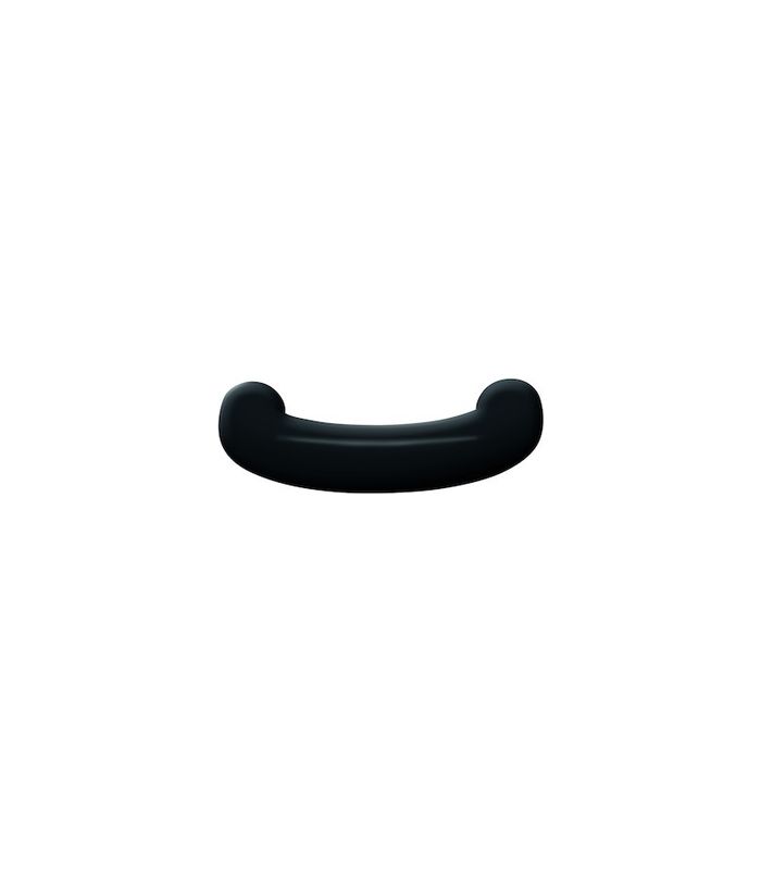 Möbel- Rundbogengriff, 548RD50, Durchmesser 10x 40mm, Höhe 30mm, tiefschwarz, durchgefärbt