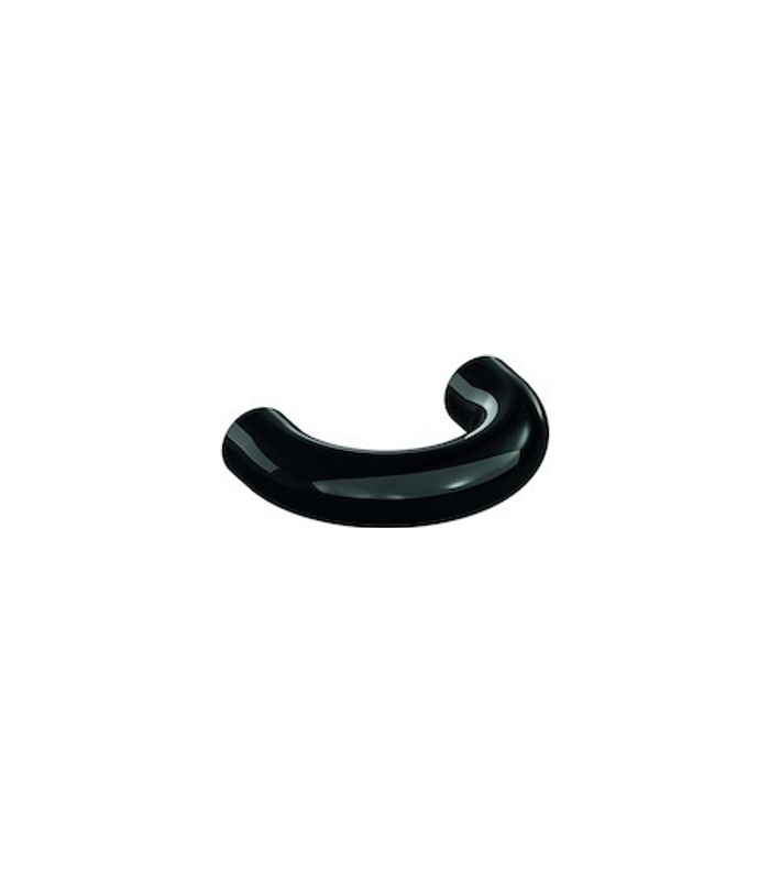 Möbel- Rundbogengriff, 548RD42, Durchmesser 10x 32mm, Höhe 26mm, tiefschwarz, durchgefärbt