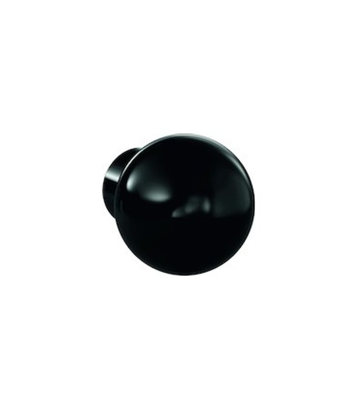 Möbel- Knopf, 559.23, Durchmesser 23mm, Höhe 27mm, Polyamid, tiefschwarz durchgefärbt