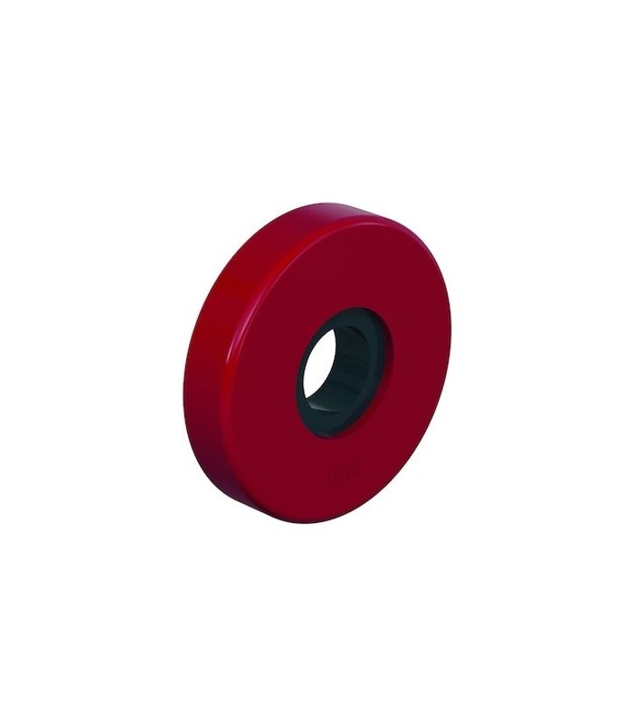 Objekttür- Drückerrosette 305.23R, Durchmesser 55mm, verdeckt verschraubt, rubinrot hochglanz, Türstärke 38,1-48