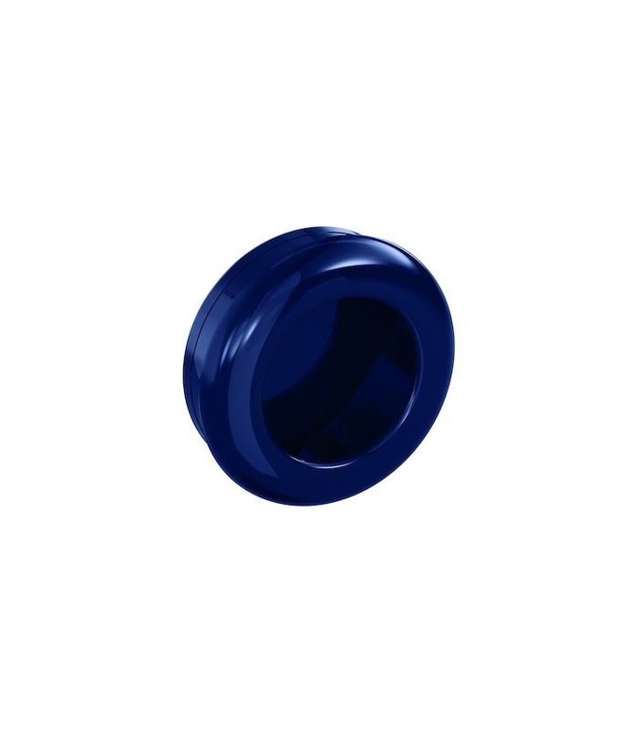 Möbel- Muschelgriff, 538.60ML, Durchmesser 60mm, Höhe 20mm, rund, stahlblau