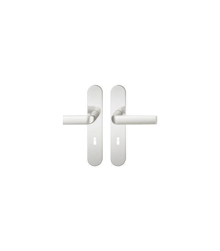 Drückergarnitur 12 1267 LS oval ,BB72/8,F1,TS 39-58