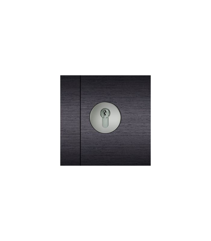 Schlüsselrosettenpaar 17 1737 rund,PZ, 3mm,F9005