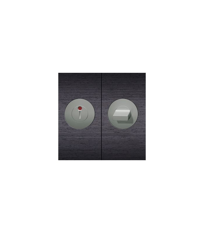 Schlüsselrosettenpaar 17 1737 rund,WC/SS, 3mm,F9005