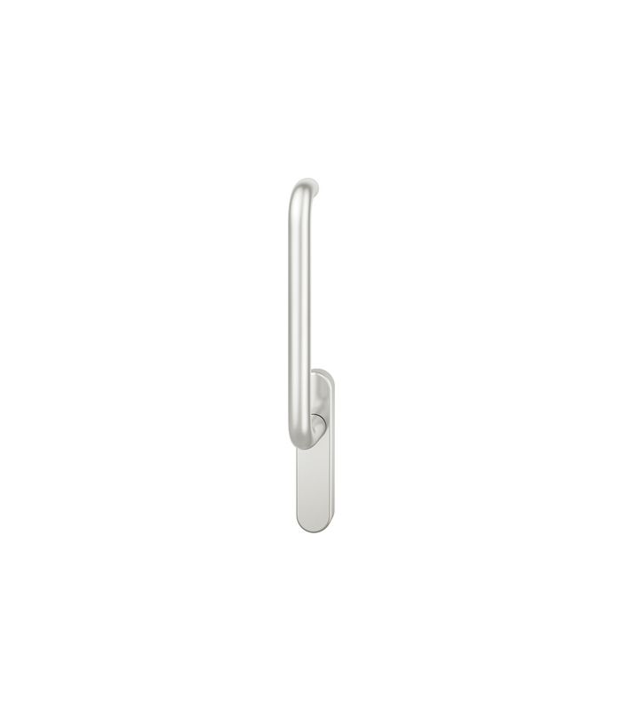 Hebeschiebe- Handhebel, innen 34 1146, mit Verschraubung Gegenseite, ohne Lochung, Aluminium, schwarz gestrahlt