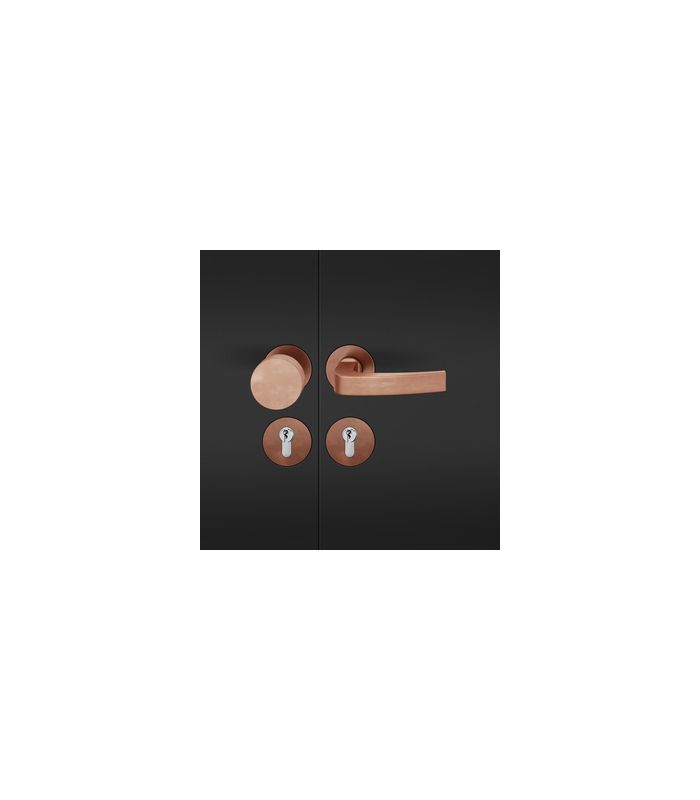 Wechselgarnitur 72 1163 Rosette rund ,PZ,8,DR,h-bronze,TS45-54