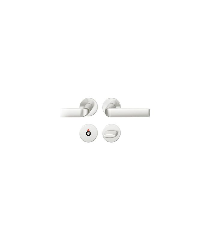 Drückergarnitur 72 1267 Rosette rund ,WC/SS,8(8),DL,F1,TS39-48