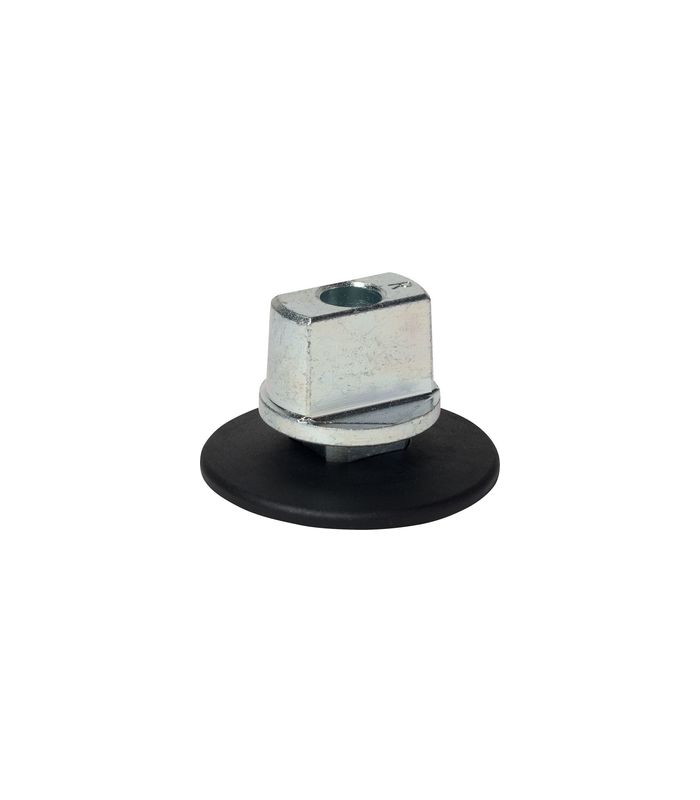Steckachse mit Flachkonus,0mm,DR,silberfarbig verzinkt