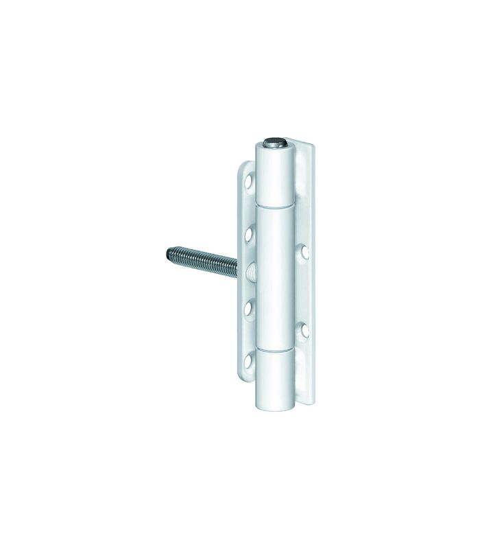 Fenster- Einbohrband, SIKU® K 3179 WF, mit Stiftsicherung, 2-teilig, Ø 15mm, verkehrsweiß, pulverbeschichtet