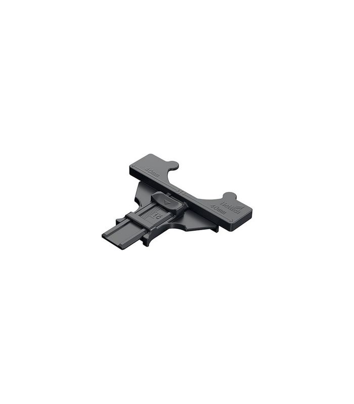 Positionierhilfe für Adapter zur Klebemontage