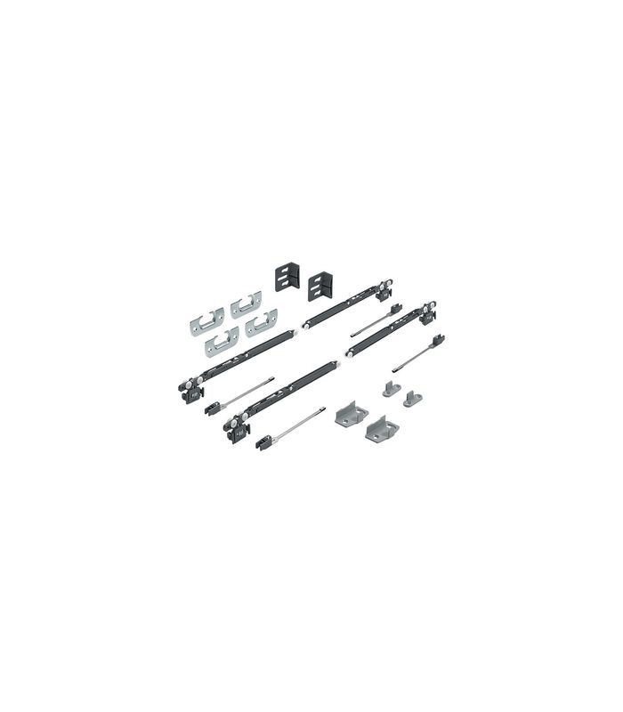 SysLine S Set mit Silent System Schließdämpfung und Öffnungsdämpfung
