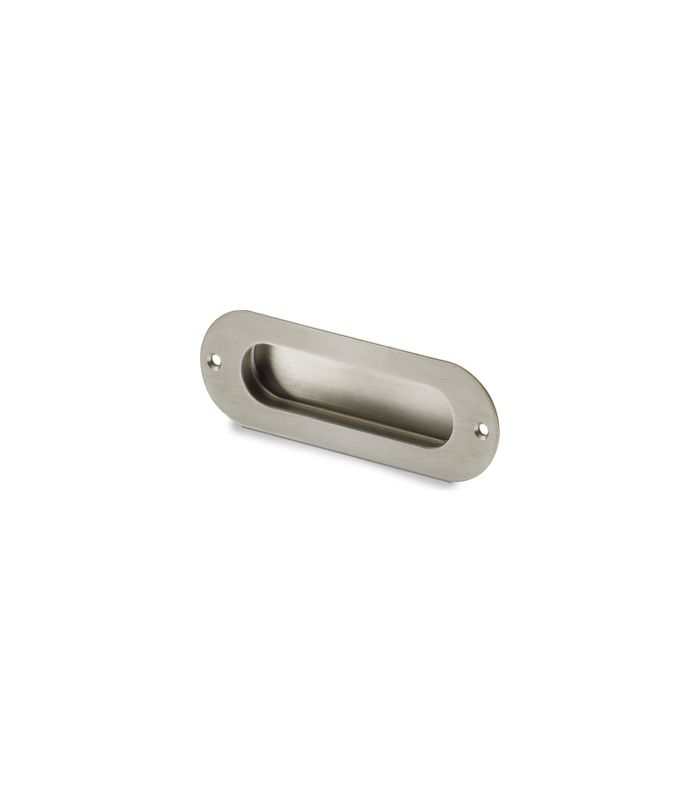 Möbel- Muschelgriff, Dodona, 9070693, Breite 40mm, Höhe 15mm, oval, edelstahl
