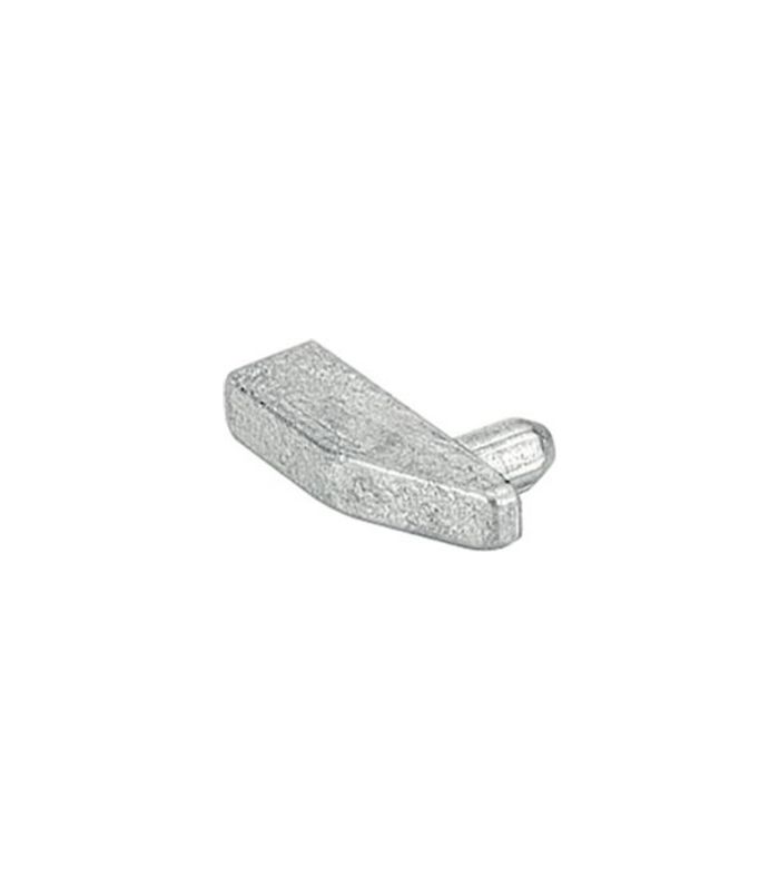 MB-Nutbodenträger, mit Zapfen, Zapfen Ø5mm 74805, Zapfen länge8mm, Zinkdruckguss blank