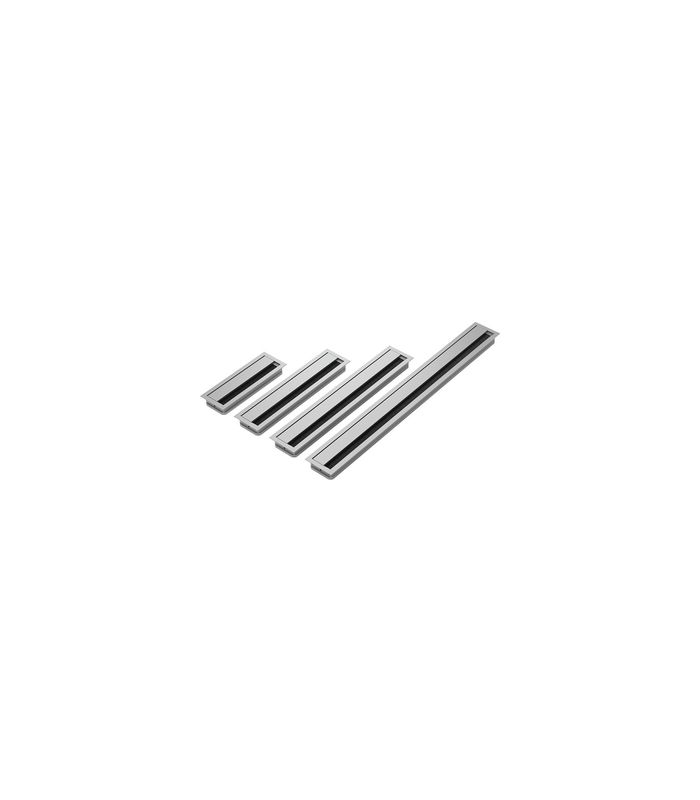 Kabeldurchlass, 70 mm x 200 mm, Aluminium Optik