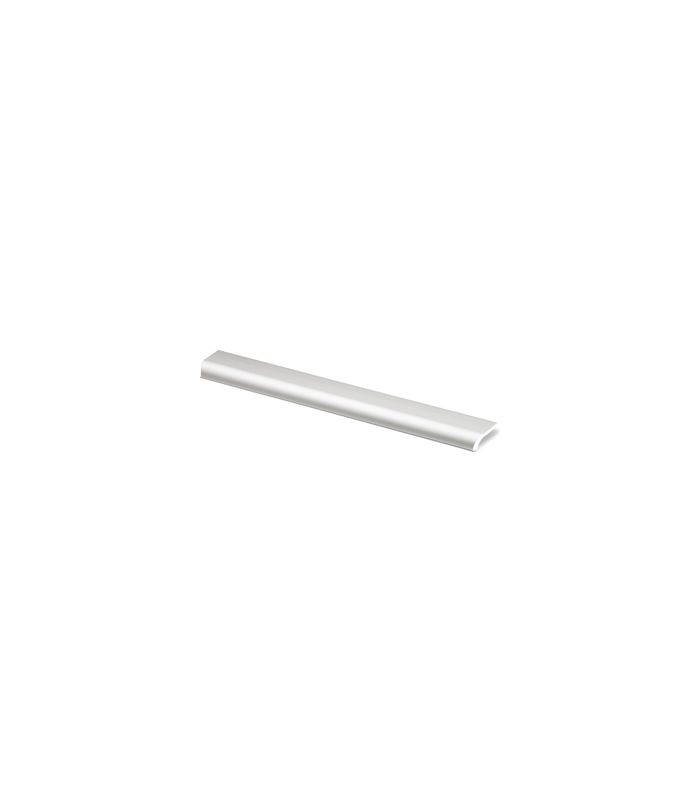 Möbel- Griffleiste, mit Harpunensteg, Lindavia 115115, Länge 2.000mm, Aluminium silber eloxiert