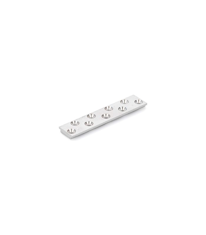 OL-Anschraubplatte, OL 320, lang, Aluminium, silberfarbig eloxiert