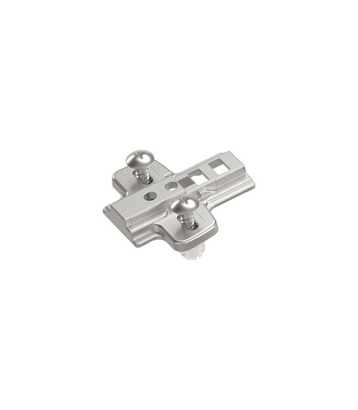 Möbel- Adapter, für Paralleladapter, 9106983, D 0mm, Zinkdruckguss, vernickelt