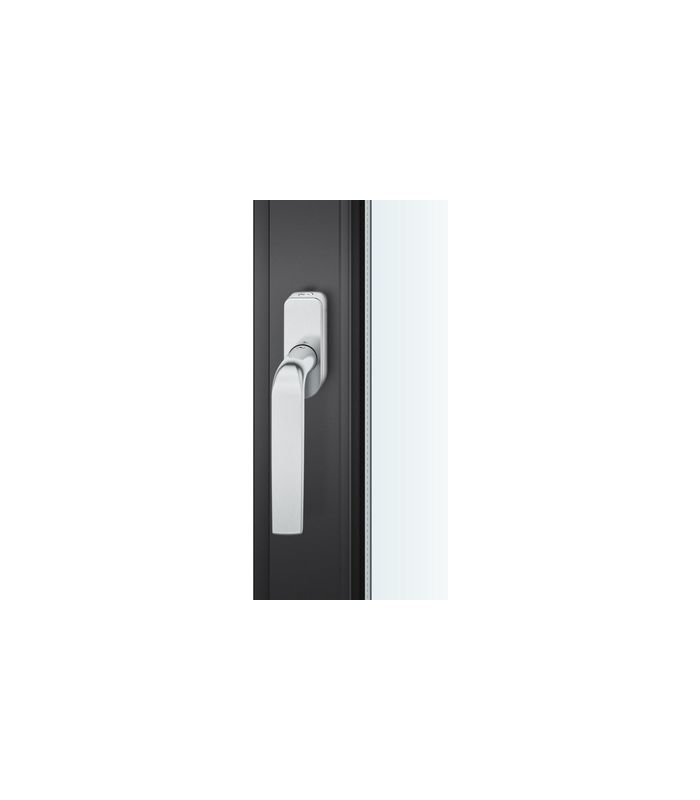 Drehkipp-Fenstergriff, abschließbar 34 1267, Standard, DIN Links-Rechts, 7/30mm, edelstahl