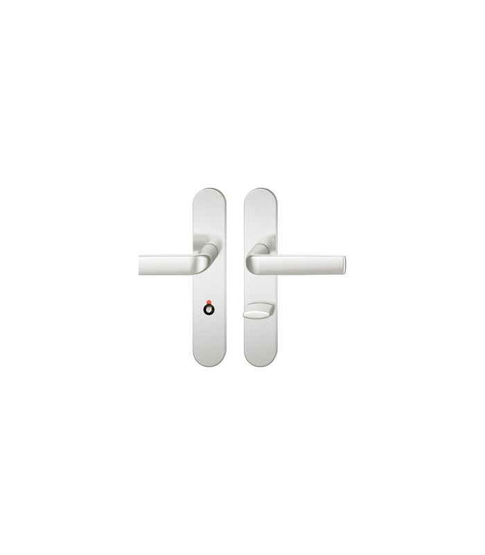 Drückergarnitur 72 1267 LS oval ,WC/SS78/8 (8),DR,F1,TS 39-48