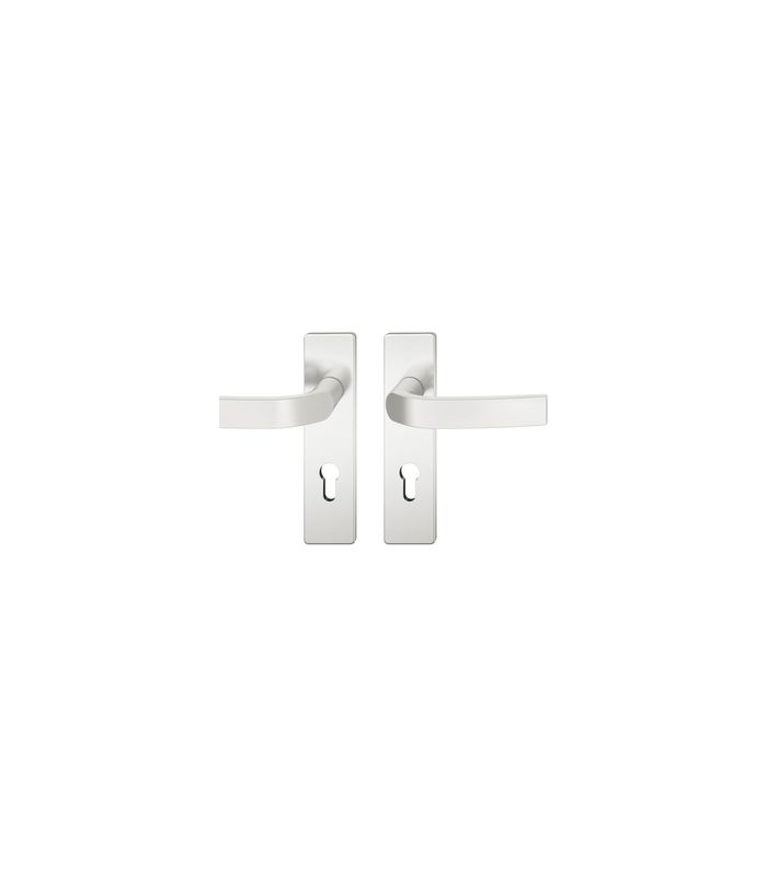Drückergarnitur 72 1271 KS eck,PZ72/8,DL,F1,TS 39-48