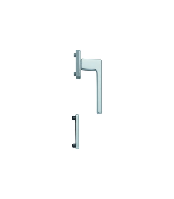 Fenstertür- Halbgarnitur, Profilzylinder gelocht, Austin 0769/U34/51PNS, Nockendurchmesser 10, Aluminium naturfarbig
