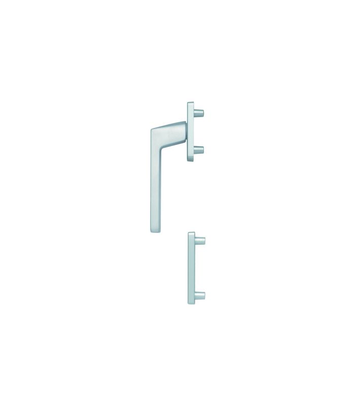Fenstertür- Halbgarnitur, Profilzylinder gelocht, Austin 0769FA/51N/51NS, Nockendurchmesser 10, Aluminium naturfarbig