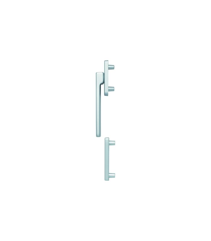 Fenstertür- Halbgarnitur, Profilzylinder gelocht, Austin 0769KH/51N/51NS, Nockendurchmesser 10, Aluminium naturfarbig