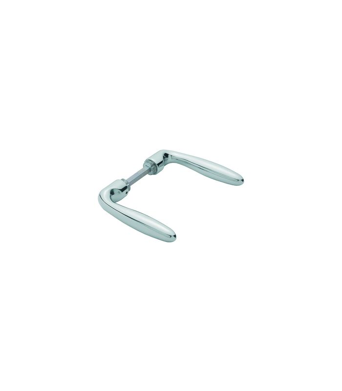 HOPPE Drückerpaar Verona M151, 8mm, DIN Links-Rechts, Türstärke min. 32, Türstärke maximal 48mm, verchromt-Resista